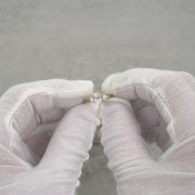 10k & 14k Gold Colet Slim White CZ Ring