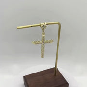 10k & 14k Gold Luxe Cross Pendant Necklace