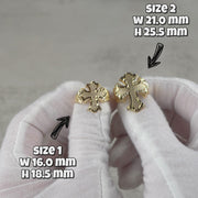 10k Gold Gothic Cross Nugget Ring