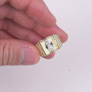 10k & 14k Gold Virgin Mary Rollie Ring