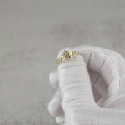 10k Gold Vintage Spade Nugget Ring