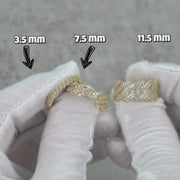 10k Kyrix Iced CZ Cuban Band Ring