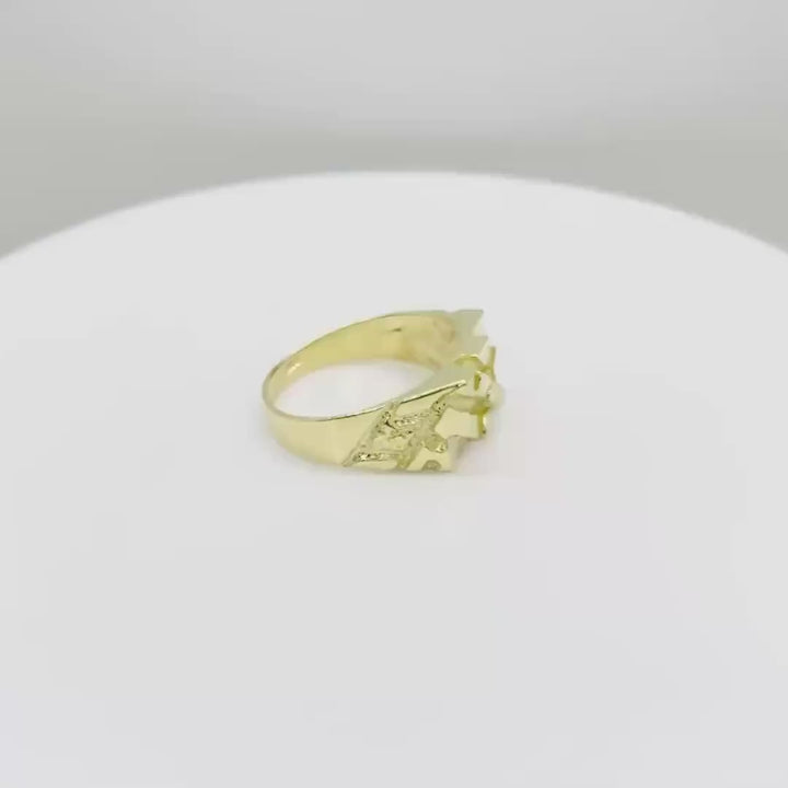 10k Gold Epoch Nugget Ring