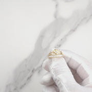 14k Gold Leir Queen Princess Crown Ring