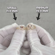 10k & 14k Gold Royal Quinceanera Crown Ring