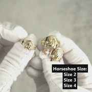 10k & 14k Gold Classic Horse Horseshoe Ring