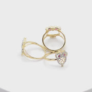14k Gold Assorted Owl Ring