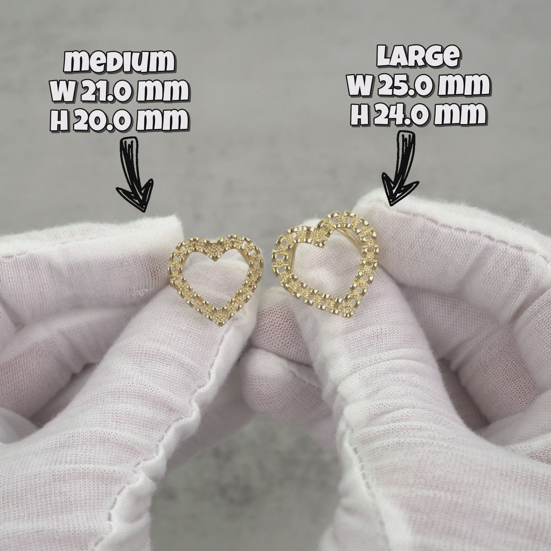 10k Gold Royal Rollie Heart Ring