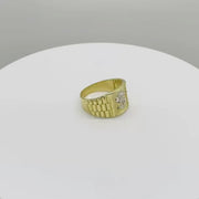 10k & 14k Gold Dravo Money Sign Rollie Band Ring