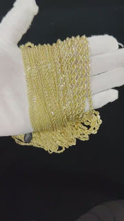 14k Gold Classic DC Rope Chain (Hollow & Solid)