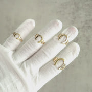 10k & 14k Gold Classic Horseshoe Ring