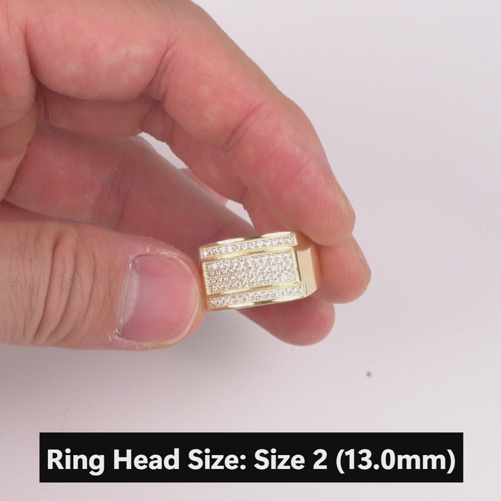 10k & 14k Circa Rectangle Band Ring