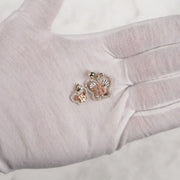 10k & 14k Gold Quinceanera Fancy Two-Tone Butterfly Pendant