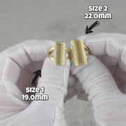 10k & 14k Gold Rectangular Greek Key Signet Ring