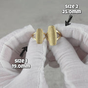 10k & 14k Gold Oval Greek Key Signet Ring
