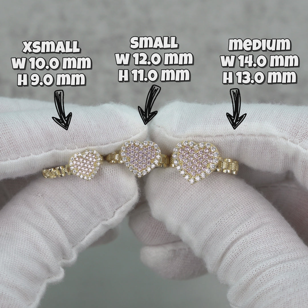 10k Gold Relia Mini Heart Rollie Band Ring