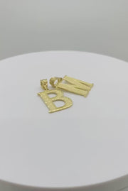 10k & 14k Gold Classic Initial DC Pendant Necklace