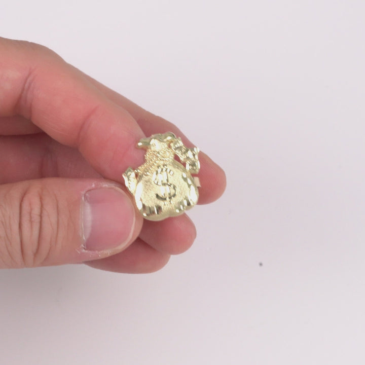 10k Gold Money Loot Bag DC Ring