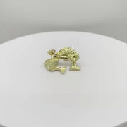 10k Gold Queen Nefertiti Stud Earrings