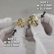 10k Gold Gothic Crucifix Nugget Ring