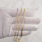 10k Gold Classic Box Chain (Solid)