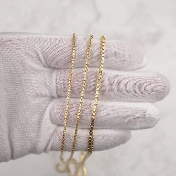 10k & 14k Gold Classic Box Chain (Solid)