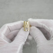 10k & 14k Gold Luxora Guadalupe Two-Tone Rectangle Ring