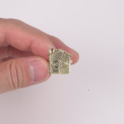 10k Gold Trap House DC Ring