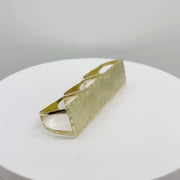 10k Gold Classic Flat Three Finger DC Ring